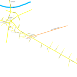 Ausschnitt vom Teltower Stadtplan mt Weg zum Emmaushaus.